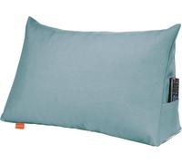 sleepling - Coussin dorsal, coussin en forme de coin pour lit et canapé, largeur 70cm, turquoise, coussin lombaire, coussin de lecture