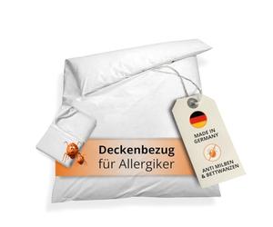 sleepling Evolon Housse de Couette Komfort 100 | Housse de Couette Anti-acariens | Hypoallergénique à la poussière Domestique | Lavable à 95 °C | Fabriqué en Allemagne | 220 x 240 cm, Blanc