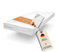 sleepling Komfort 100 Evolon Encasing Housse allergie et matelas Anti Acariens Protection pour acariens allergiker 25 cm, Polyester, Weiß, 90 x 200 cm