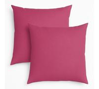 sleepling - Lot de 2 coussins de canapé, 40 x 40 cm, coussin décoratif, oreiller, rose