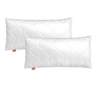 sleepling lot de 2 coussins de canapé en microfibre 40 x 60 cm, blanc