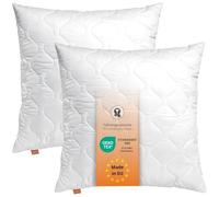 sleepling Lot de 2 Oreillers 60x60 cm, Anti-allergie & Lavable 60 degrés, fabriqué en UE, Oreiller de Sommeil 60 x 60 cm, Coussin Respirant et Doux