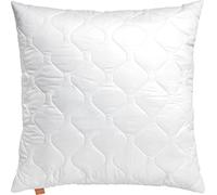 sleepling - Lot de 2 oreillers extra-pleins fermes et épais, 80 x 80 cm, blanc, 1.200 gr. de rembourrage, microfibre, lavable à 60 degrés