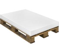 sleepling Mousse prédécoupée pour coussin de palette, mousse, coussin en mousse, tapis en mousse, surmatelas matelas, 120 x 80 x 8 cm