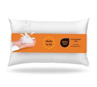 sleepling - Oreiller, 30 x 50 cm, plume, duvet, coussin de canapé, 100% duvet & plumes, lavable à 60 degrés, 100% coton, blanc