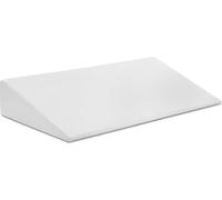 sleepling - Oreiller en forme de coin pour matelas, 45 x 90 x 15 cm, blanc, coussin pour livres, Betterhöher, Ökotex 100, housse incluse lavable jusqu'à 60 degrés