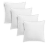 sleepling - Oreiller en plumes, 50 x 50 cm, set de 4, inlet, remplissage 100% plumes, Downpass