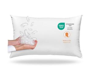 sleepling vers le bas oreiller avec Cover- en coton 40 x 60 cm blanc