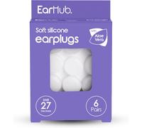 Sleepwell Lot De 6 Paires De Bouchons D'oreilles En Silicone Souple De Qualité Supérieure S Et Ajustés Sur Mesure,Mieux Utilisés Pour Le Sommeil,Les Voyages,Les Sports.[W441]