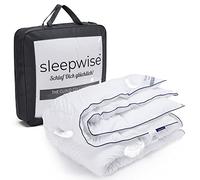 sleepwise Couette - Hiver-été thermoregulante, 4 Saisons, Micro-Fibres, Douce, Lavable en Machine, 155 x 220 cm - Blanc