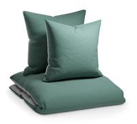sleepwise Soft Wonder Ensemble de Housses de Couette 1 Personne en Microfibre Oeko-TEX®, Housses de Couette et d'oreiller Lavables en Machine, Respirantes, Antistatiques, Hypoallergéniques, 155x200