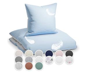 sleepwise Soft Wonder Ensemble de Housses de Couette 1 Personne en Microfibre Oeko-TEX®, Housses de Couette et d'oreiller Lavables en Machine, Respirantes, Antistatiques, Hypoallergéniques, 135x200
