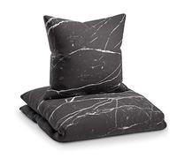 sleepwise Soft Wonder Ensemble de Housses de Couette 2 Personnes en Microfibre Oeko-TEX, Housses de Couette et d'oreiller Lavables en Machine, Respirantes, Antistatiques, Hypoallergéniques, 140x200
