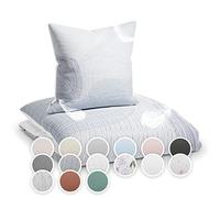 Sleepwise Soft Wonder housse de couette 140 x 200 microfibre Oeko-TEX®, parure de lit 140 x 200 adulte et taie d'oreiller Lavables en Machine, linge de lit et oreillers antistatiques hypoallergéniques