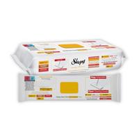 Sleepy Easy Clean MOP - Serviette de nettoyage de sol jetables, 50 lingettes Compatibles balai. (EUCALYPTUS)