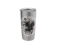 Sleepy Hollow NY Headless Horseman Since 1790 Blanc Gobelet isotherme en acier inoxydable double paroi