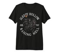 Sleepy Hollow NY Headless Horseman Since 1790 Blanc T-Shirt Haut de Gamme