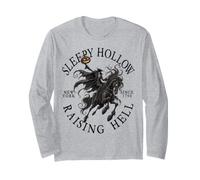 Sleepy Hollow NY Headless Horseman Since 1790 Noir Manche Longue