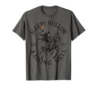 Sleepy Hollow NY Headless Horseman Since 1790 Noir T-Shirt