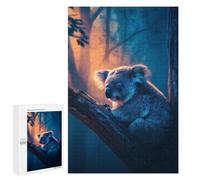Sleepy Koala in Tree Puzzle 1000 Pièces Educa Jouet en Bois Cadeau Unique Décoration Intérieure Jeu Éducatif Challenge Toy Adultes Et Enfants À Partir De 14 Ans 1000 PCS