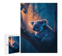 Sleepy Koala in Tree Puzzle 1000 Pièces Educa Jouet en Bois Cadeau Unique Décoration Intérieure Jeu Éducatif Challenge Toy Adultes Et Enfants À Partir De 14 Ans 500 PCS