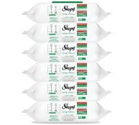 Sleepy Lot de 6 paquets de 100 lingettes de nettoyage pour une utilisation quotidienne en surface (vert)