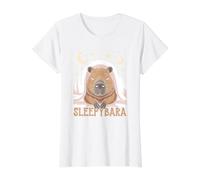 Sleepybara Capybara Couverture de Couchage Motif étoiles et Lune T-Shirt Graphique avec Valeur
