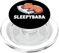 Sleepybara Drôle Capybara Dormir PopSockets PopGrip pour MagSafe