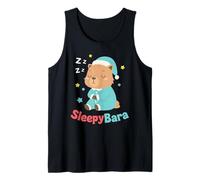 SleepyBara Pyjama Capybara Mignon Kawaii Capy Nap Lover Débardeur