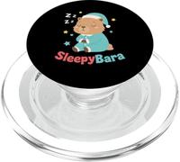 SleepyBara Pyjama Capybara Mignon Kawaii Capy Nap Lover PopSockets PopGrip pour MagSafe
