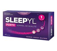 Sleepyl Forte Complément Alimentaire Sommeil De Qualité 40 Capsules
