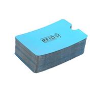 Sleeve de Protection de Vol de Carte, Manche de Blocage de Cartes à Preuves Portatives Résistantes à la déchirure. (Blue)