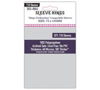 Sleeve Kings - Lot de 110 pochettes compatibles, 75 x 105 mm, Polypropylène (PP), Classique, Clair