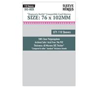 Sleeve Kings Lot de 110 pochettes pour cartes de haute qualité Bataille de Poudlard 76 mm x 102 mm