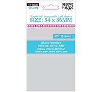 Sleeve Kings Pochettes compatibles mer du Nord (54 x 86 mm) - Lot de 110 - 60 microns