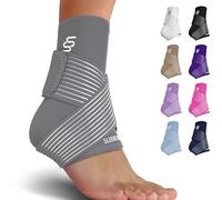 Sleeve Star Knöchelbandage für verstauchte Gelenke, (1, Gris, One Size)