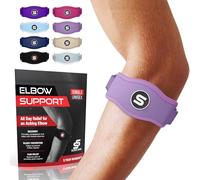 Sleeve Stars Coudière Tendinite - Sangle Tennis Elbow & Coude du Golfeur, Coudière pour Épicondylite, Soulagement du Tendon et Soutien de l'Avant-bras, 3 Sangles Convient