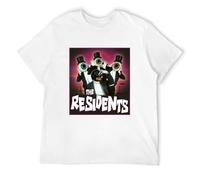 Sleeve The Residents Avant-Garde Art Rock Punk Noise Band Gig Poster Mens T Shirt 100% Cotton White 3XL
