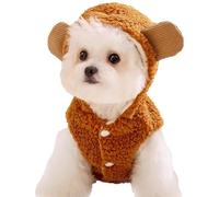 Sleeveless Pet Coats, Warm Cat Jackets, Fashionable Dog Coat, Skin Friendly Pet Clothing, Daily Wear Pet Clothing, Outdoor Dog Outfits, Stylish Pet Clothing, Cozy Dog Coats, Clothes with Hat for Pets