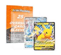 Sleeves pour Cartes XXL - Pochettes 150 x 205 mm - Lot de 25 Pochettes de Protection pour Cartes Promo Pokémon XXL - Protège Cartes de Qualité Supérieure