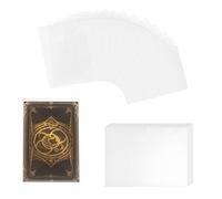 Sleeves ProtèGes Cartes, 300 Pochettes Pour Cartes à Collectionner Telles Que pour Pokemon Magic 66 X 91 mm(Transparente)