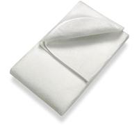 Sleezzz Basic Sous-matelas en feutre aiguilleté respirant à poser sur le sommier à lattes, blanc, protection contre l'abrasion et les taches de moisissure (100 x 200 cm)