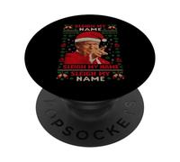Sleigh My Name Humour Père Noël Trump PopSockets PopGrip Adhésif
