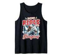 Sleigh Rides with Dragons Christmas Mystical Creatures Débardeur