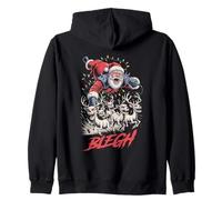 Sleighing in The Pit Metal Blegh Christmas Sweat à Capuche
