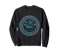 Sleipnir - Norse Mythology - Vegvisir - Horse - Urnes - V2 Sweatshirt