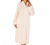 Slenderella HC4340-CR Robe de Chambre avec Zip Couleur Crème XLarge