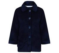 Slenderella Ladies Mini Waffle Bed Jacket BJ4300 Navy Small
