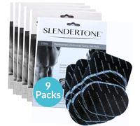 Slendertone Lot de 9 coussinets en gel de rechange pour ceinture ABS