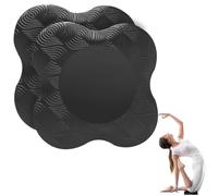 Slep-2 Pièces Yoga Genouillère, Tapis De Yoga Antidérapants Résistant À L'usure Protège Les Genoux, Les Mains, Les Poignets Et Les Coudes (Noir)